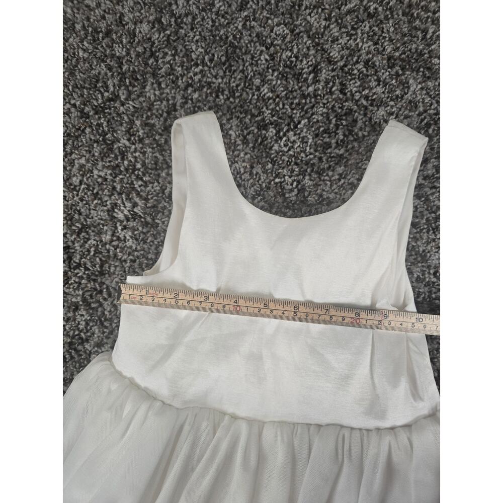 Show Me Your Mumu Mini Girls Sz 6-7 Flower Girl White Formal Dress Wedding NEW - Picture 7 of 10